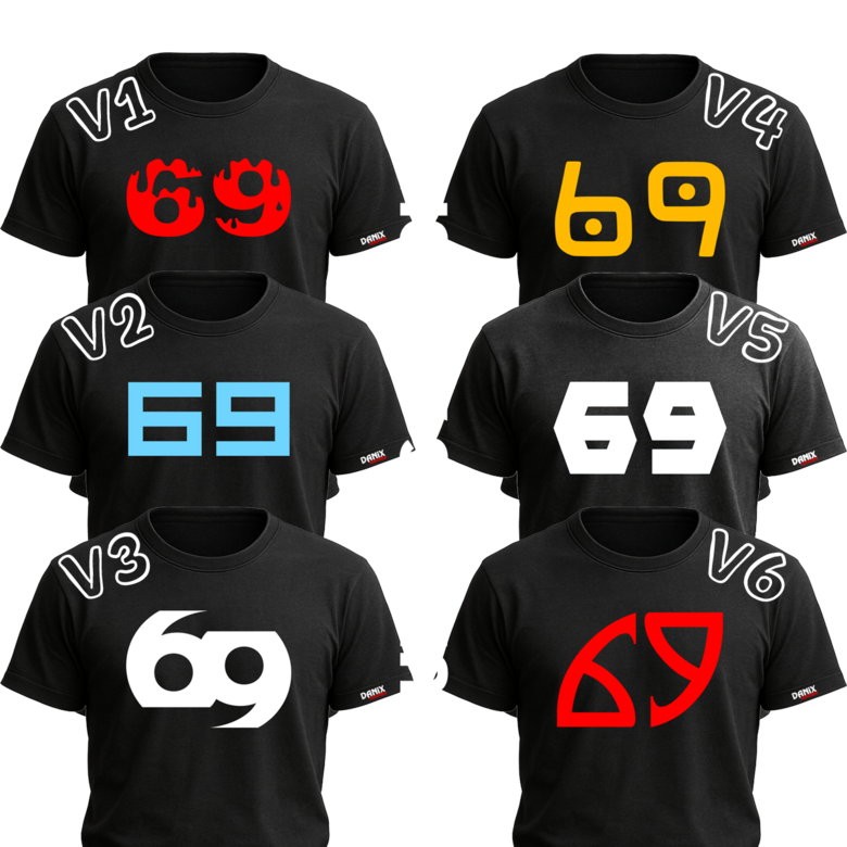Tshirt 69 (6 Versions) [DANIX CENSORED]